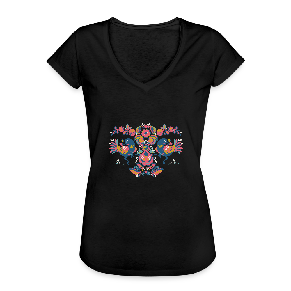 Vrouwen Vintage T-shirt - zwart