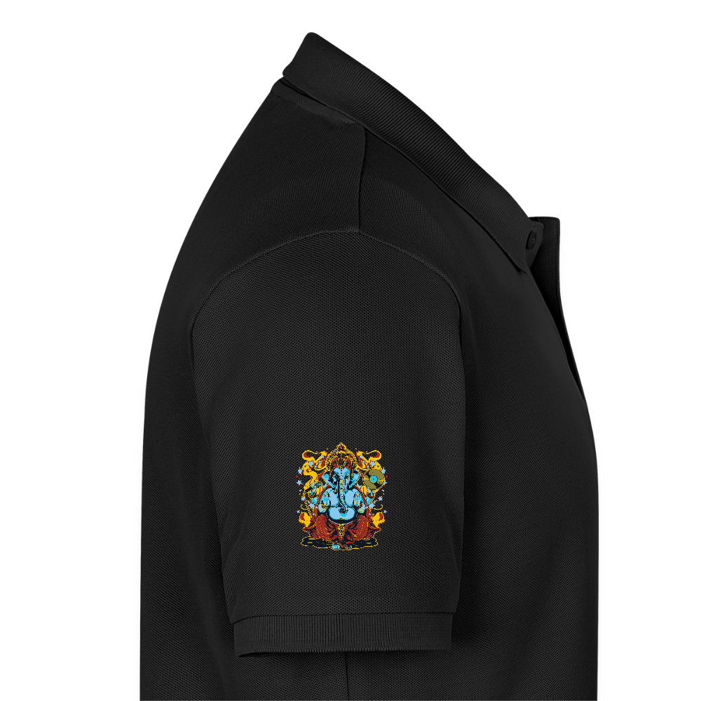 Mannen Premium Bio Poloshirt - zwart