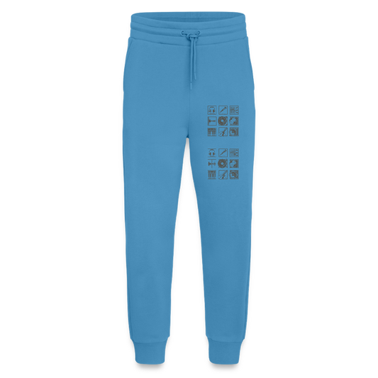Organic relaxed joggingbroek made in EU -  Sol Blue