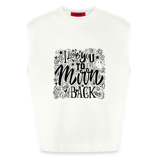 Heavyweight oversized organic tanktop made in EU Unisex - OFF WHITE