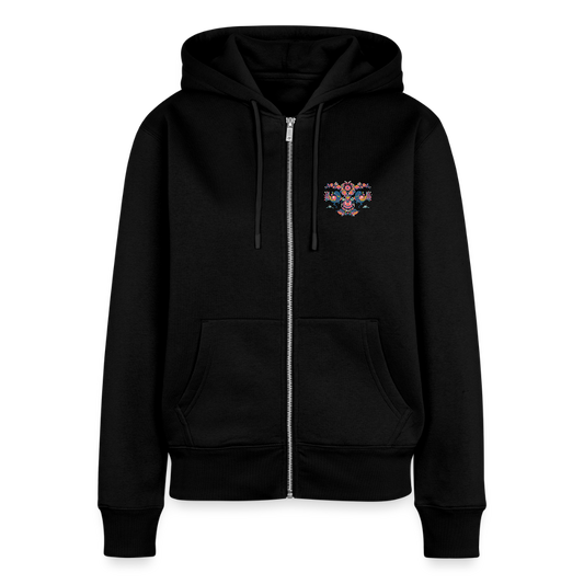 Vrouwenjack met capuchon Premium - zwart