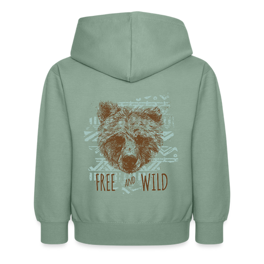 Kinderhoodie - grijsgroen