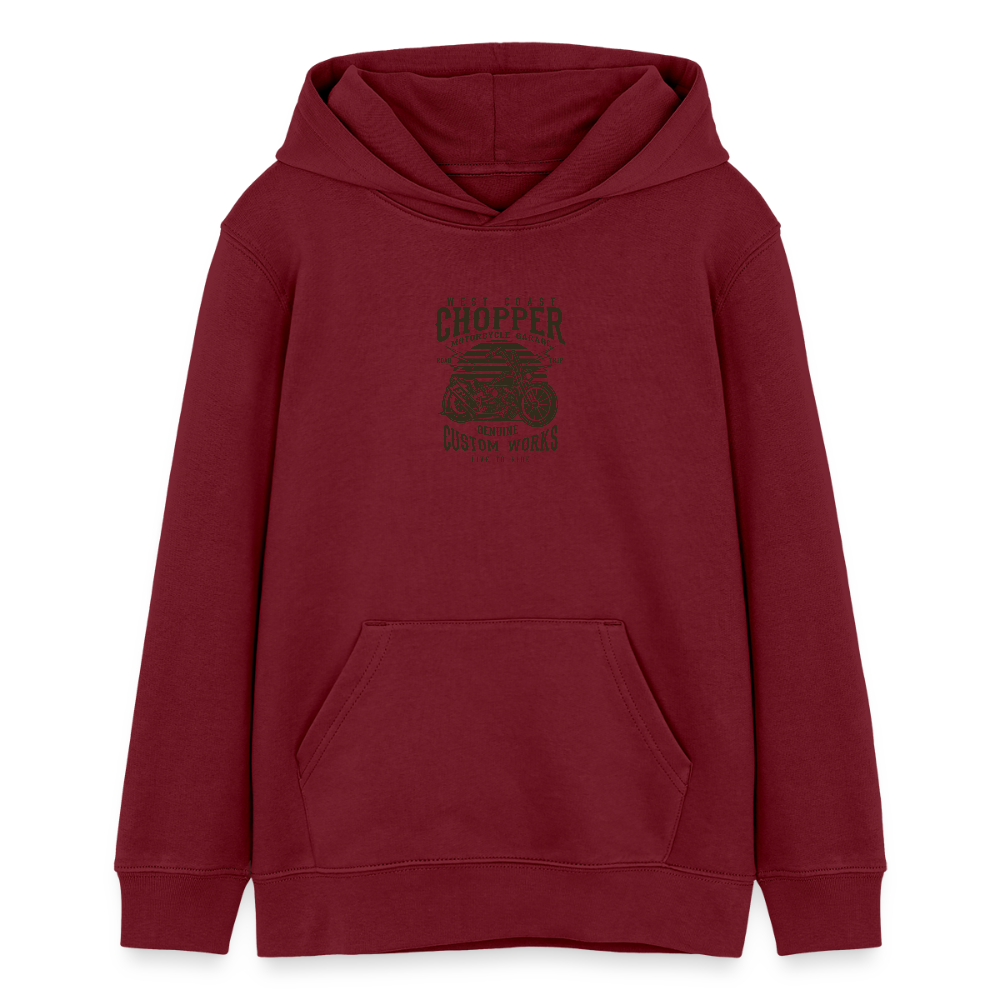 Stanley/Stella Tiener bio-hoodie Mini Cruiser - bourgognerood