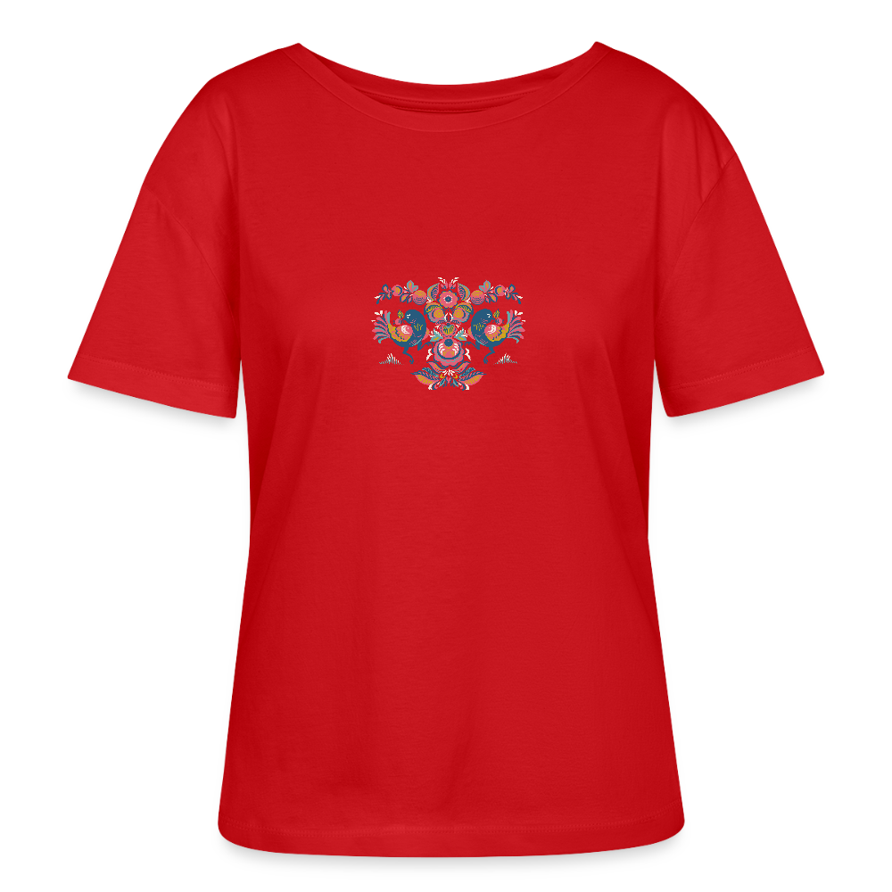 Stanley/Stella Relaxed vrouwen bio-T-shirt met ronde hals SERENA - rood