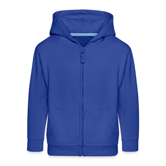 Kinderen Premium jas met capuchon - koningsblauw