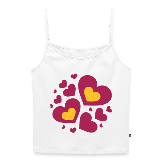 Vrouwen spaghetti-tanktop - wit