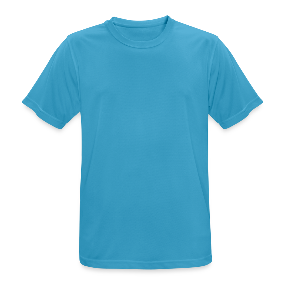 Mannen T-shirt ademend actief - saffierblauw