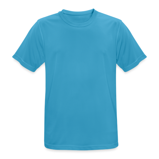 Mannen T-shirt ademend actief - saffierblauw
