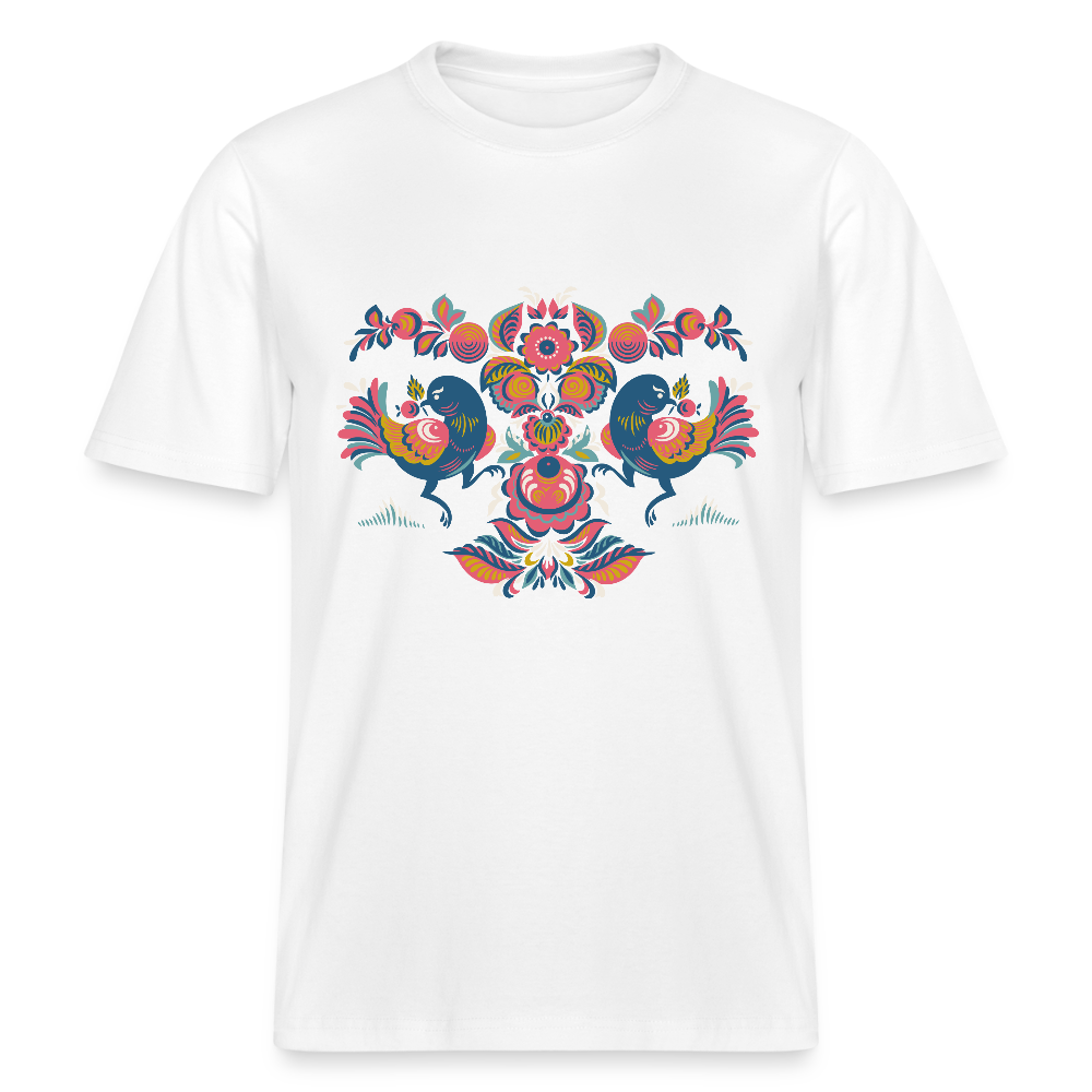 Stanley/Stella Relaxed fit uniseks bio-T-shirt Sparker - wit