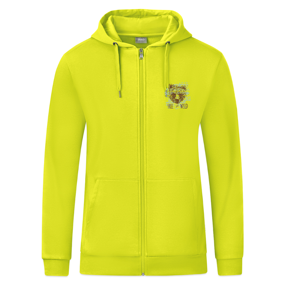 JAKO Ziphoodie Organic - limegroen