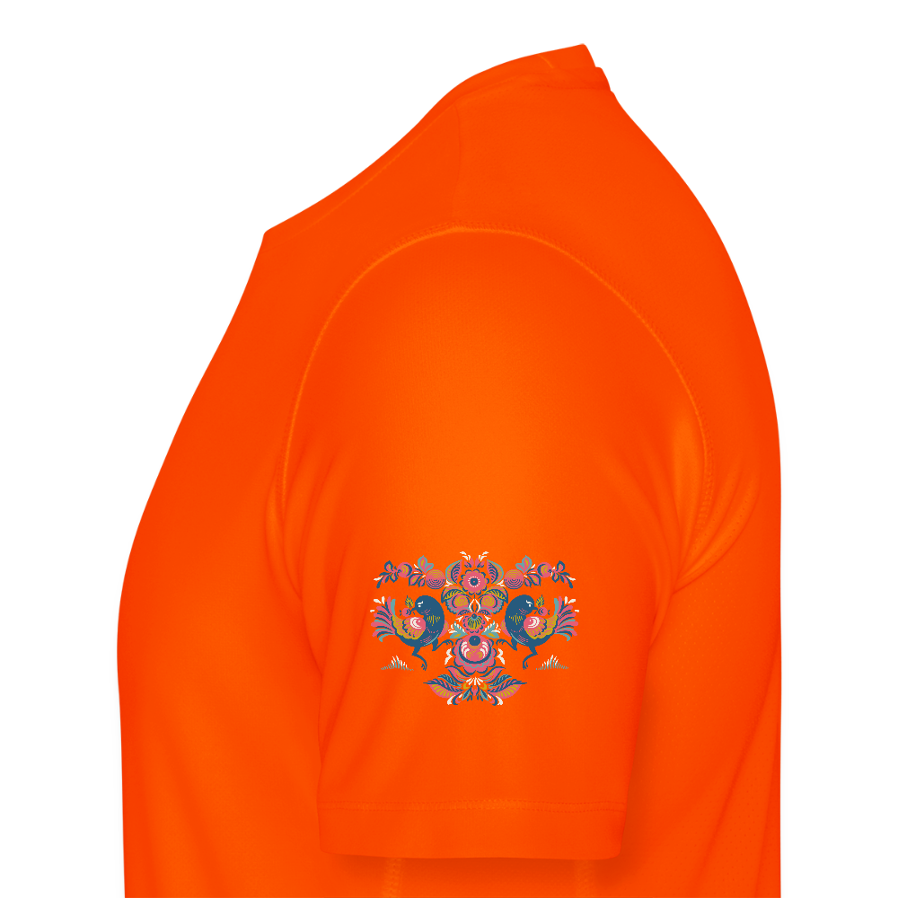 JAKO Mannen T-shirt Run 2.0 - neonoranje