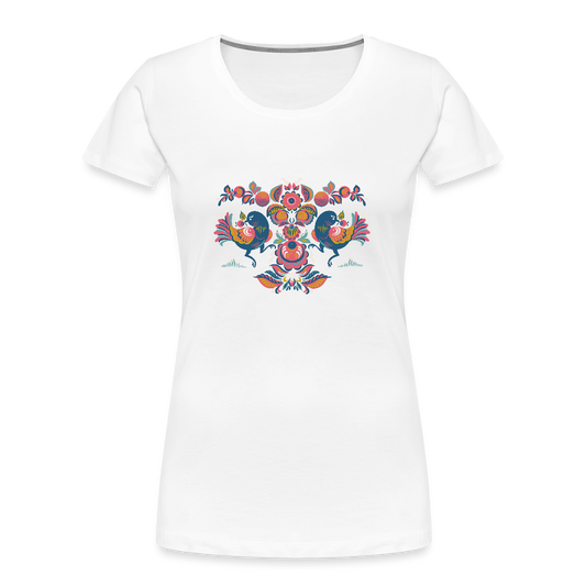Vrouwen premium bio T-shirt - wit