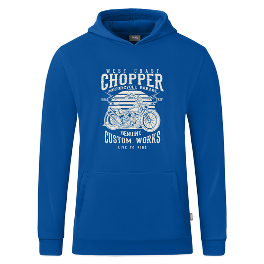 JAKO Kinderhoodie Organic - blauw