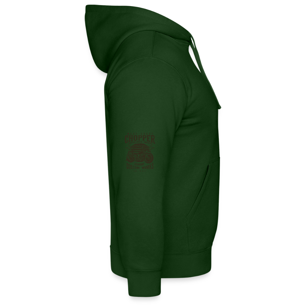 Mannenhoodie van Russell - bottlegreen