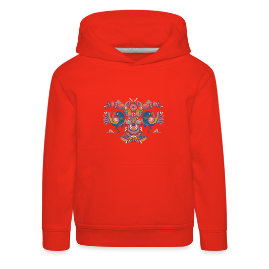 Kinderen trui Premium met capuchon - rood