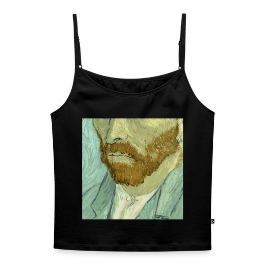 Vrouwen spaghetti-tanktop - zwart