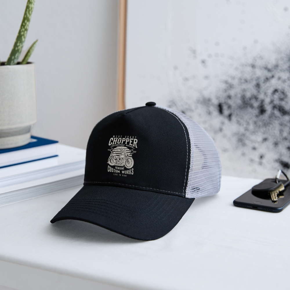 Trucker Cap - zwart/steengrijs