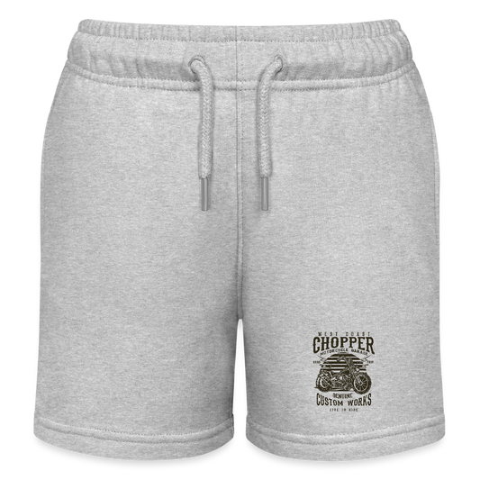 Stanley/Stella Kinder-bio-joggingshorts MINI BOLTER - grijs gemêleerd