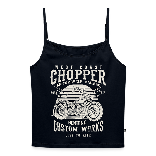 Vrouwen spaghetti-tanktop - navy