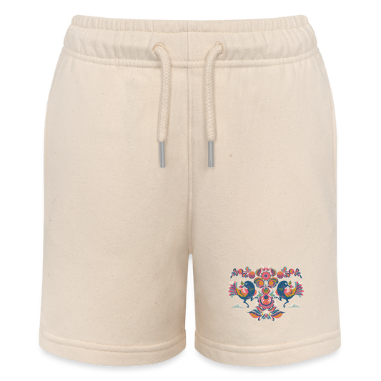 Stanley/Stella teenager bio-joggingshorts MINI BOLTER - witgrijs