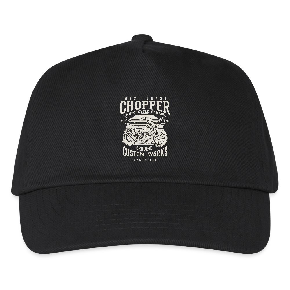 Kinder basecap - zwart