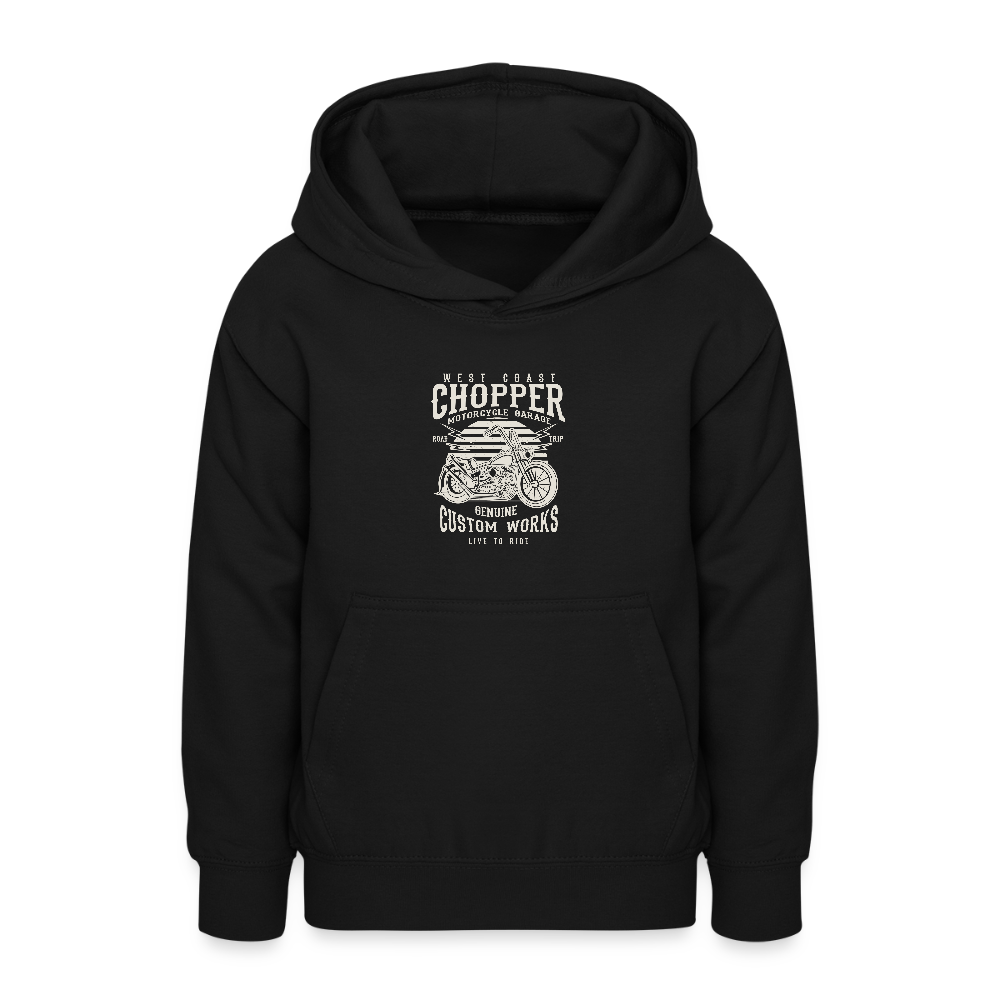 Teenager hoodie - zwart