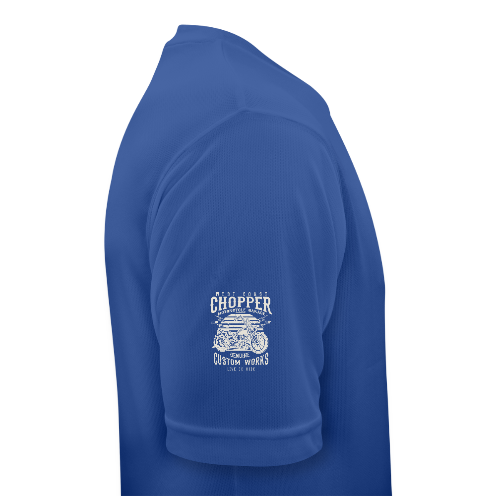 Mannen T-shirt ademend actief - royal blauw