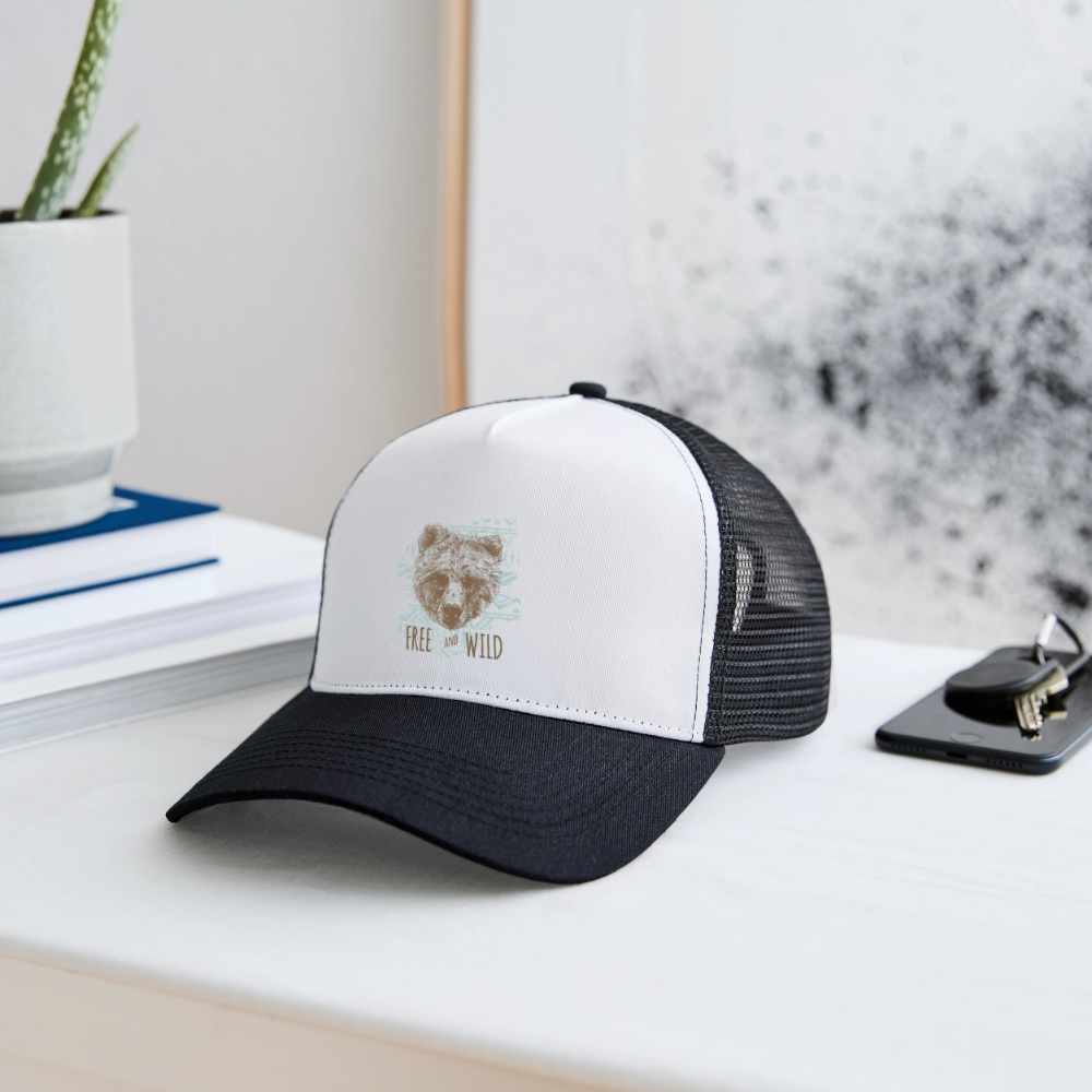Trucker Cap - wit/zwart
