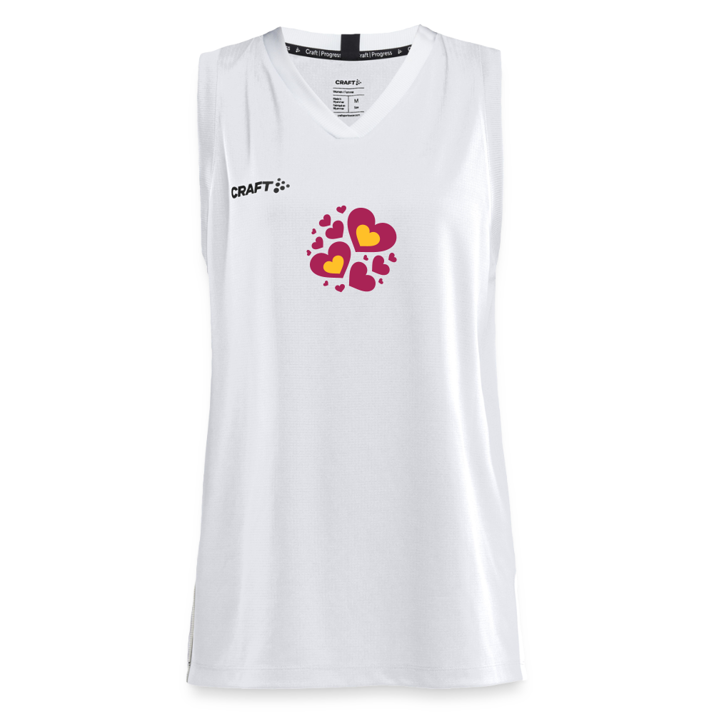CRAFT Progress vrouwen basketbalshirt - wit