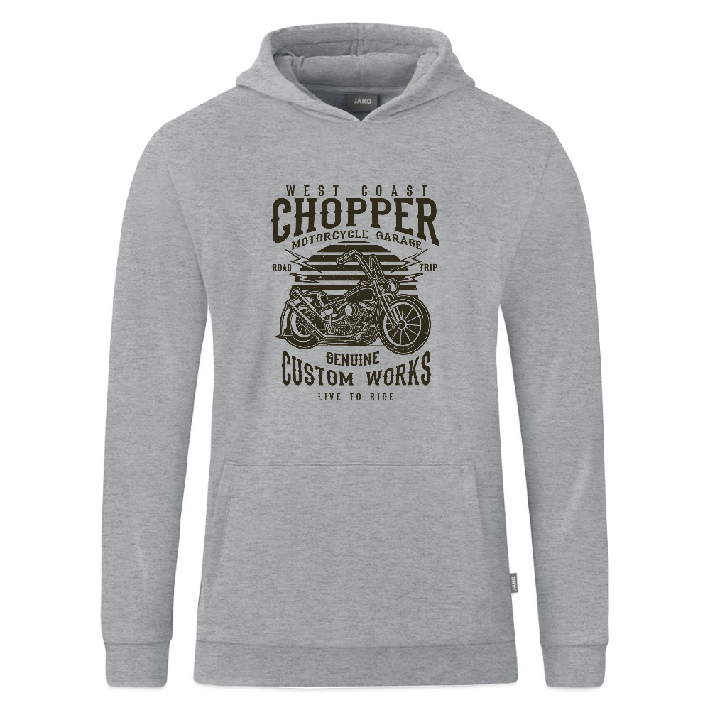 JAKO Kinderhoodie Organic - grijs gemêleerd
