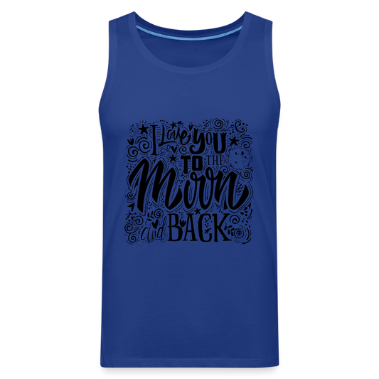 Mannen Premium tank top - koningsblauw