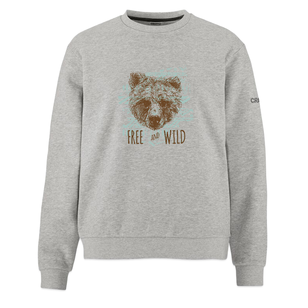 CRAFT Community 2.0 vrouwen sweatshirt - grijs gemêleerd