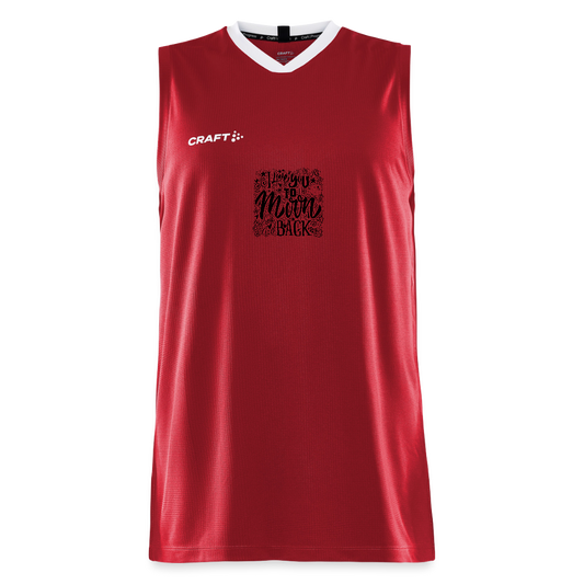 CRAFT Progress mannen basketbalshirt - donkerrood