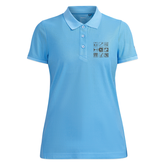 CRAFT Core Unify damespolo - saffierblauw