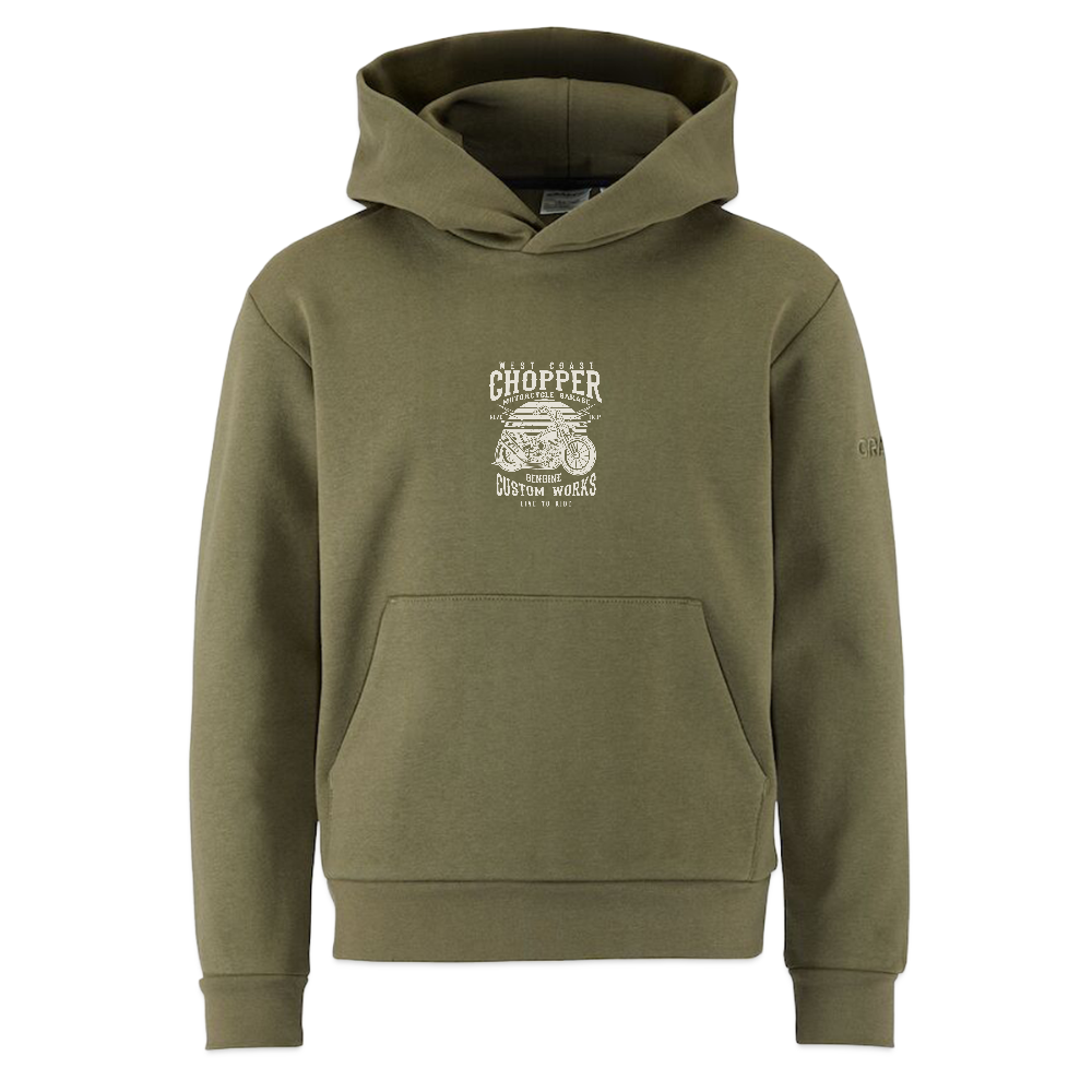 CRAFT Community 2.0 kinderhoodie - mosgroen
