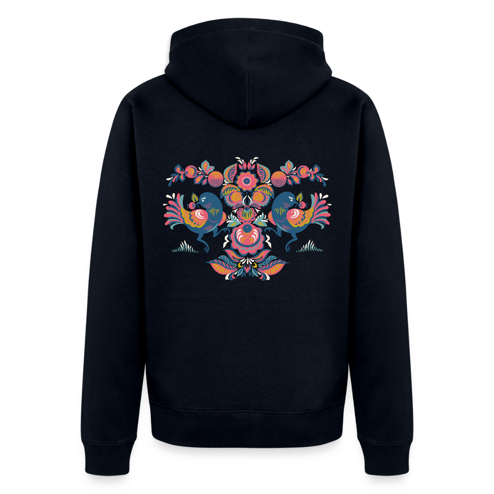 Mannenjack Premium met capuchon - navy