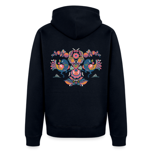Mannenjack Premium met capuchon - navy