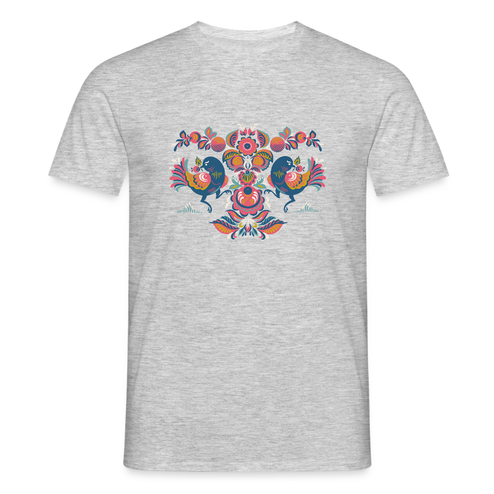 Mannen T-shirt - grijs gemêleerd