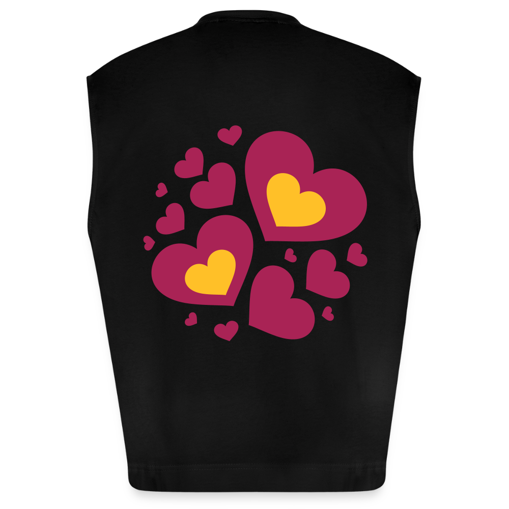 Heavyweight oversized organic tanktop made in EU Unisex - SOLID BLACK