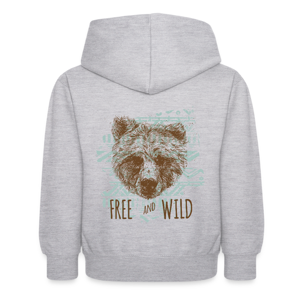Kinderhoodie - lichtgrijs gemêleerd