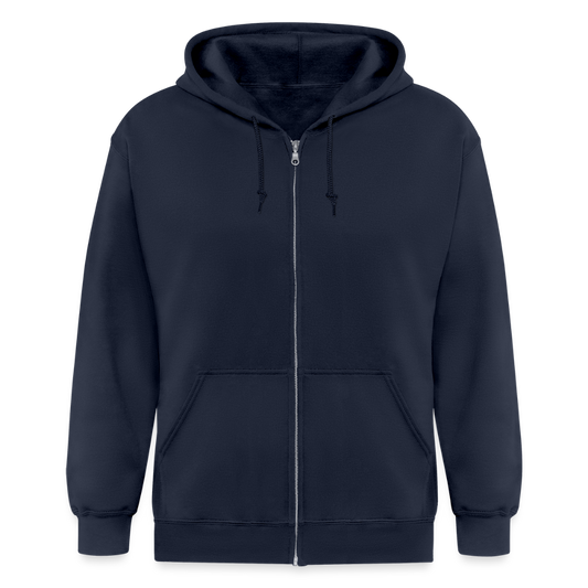 Mannenjack Heavyweight met capuchon - navy