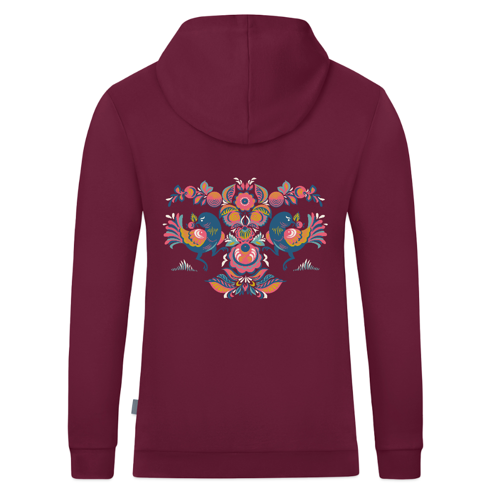 JAKO Teenager hoodie Organic - wijnrood