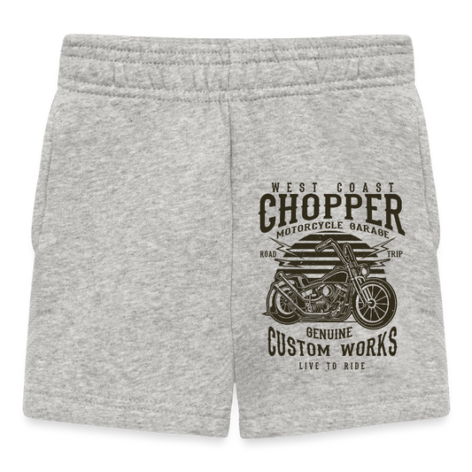 Baby shorts - grijs gemêleerd