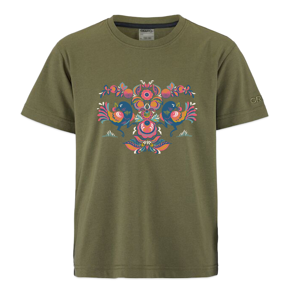 CRAFT Community 2.0 tieners T-shirt - mosgroen