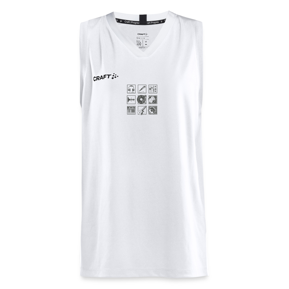 CRAFT Progress teenager basketbalshirt - wit