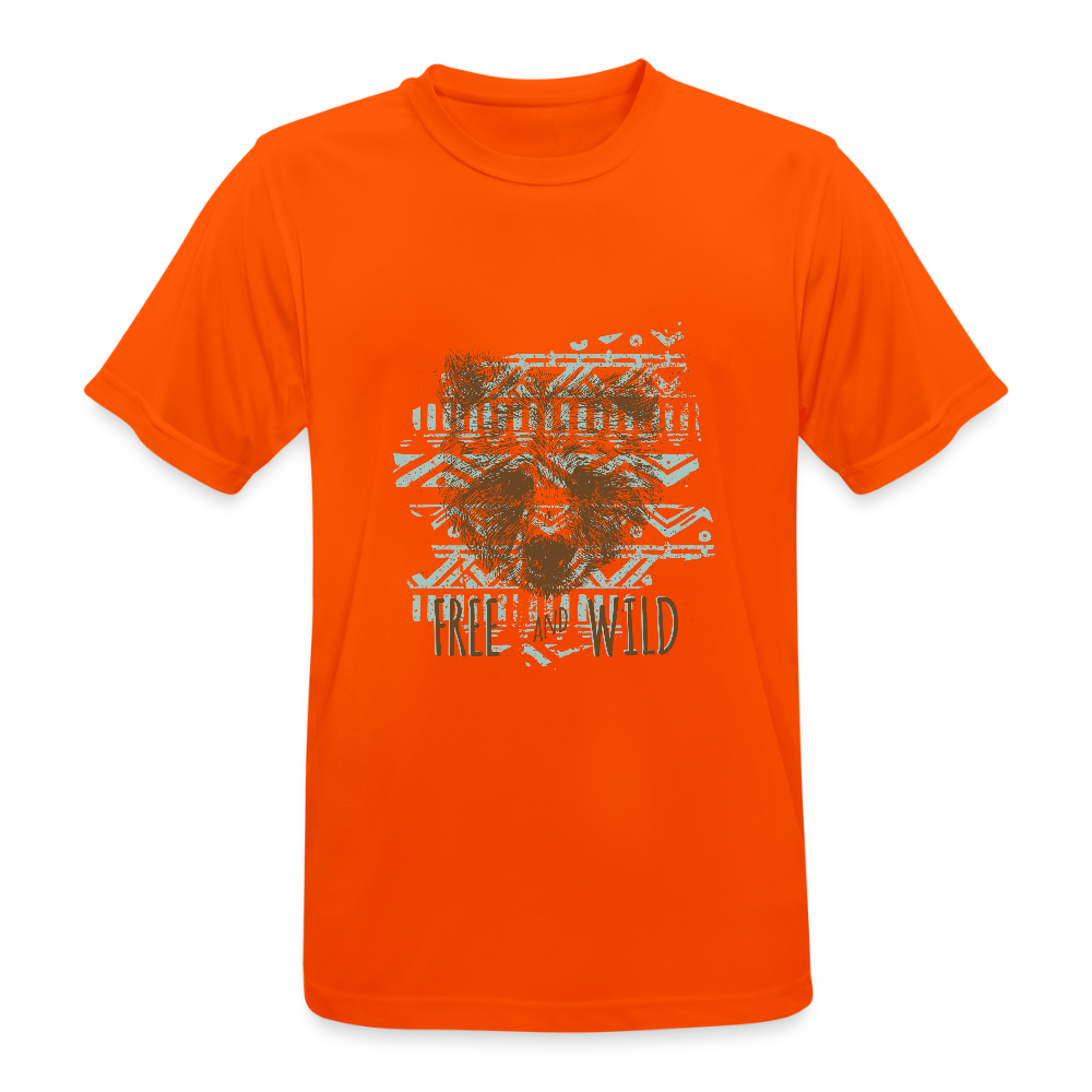 Mannen T-shirt ademend actief - neonoranje