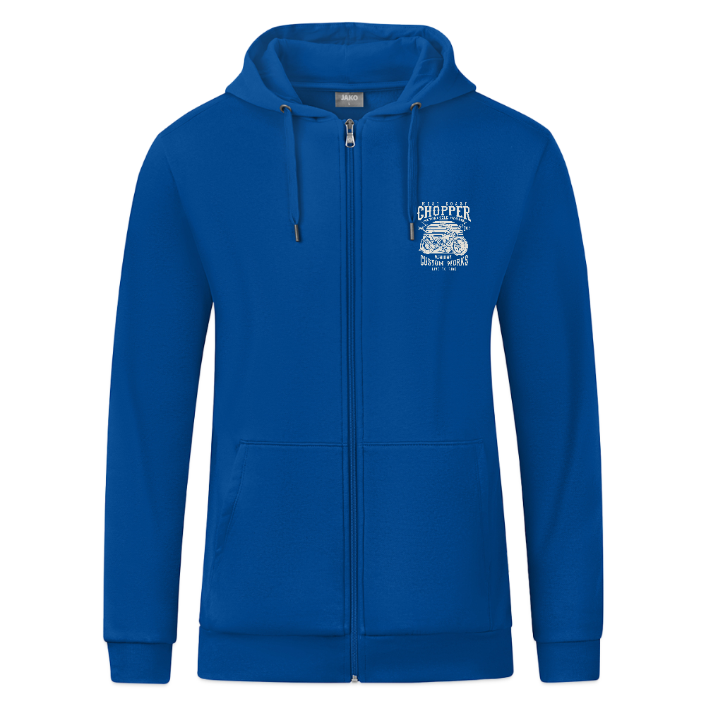 JAKO Ziphoodie Organic - blauw