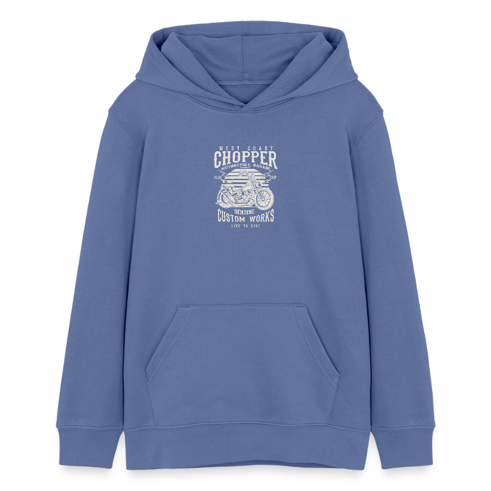 Stanley/Stella Tiener bio-hoodie Mini Cruiser - blauw