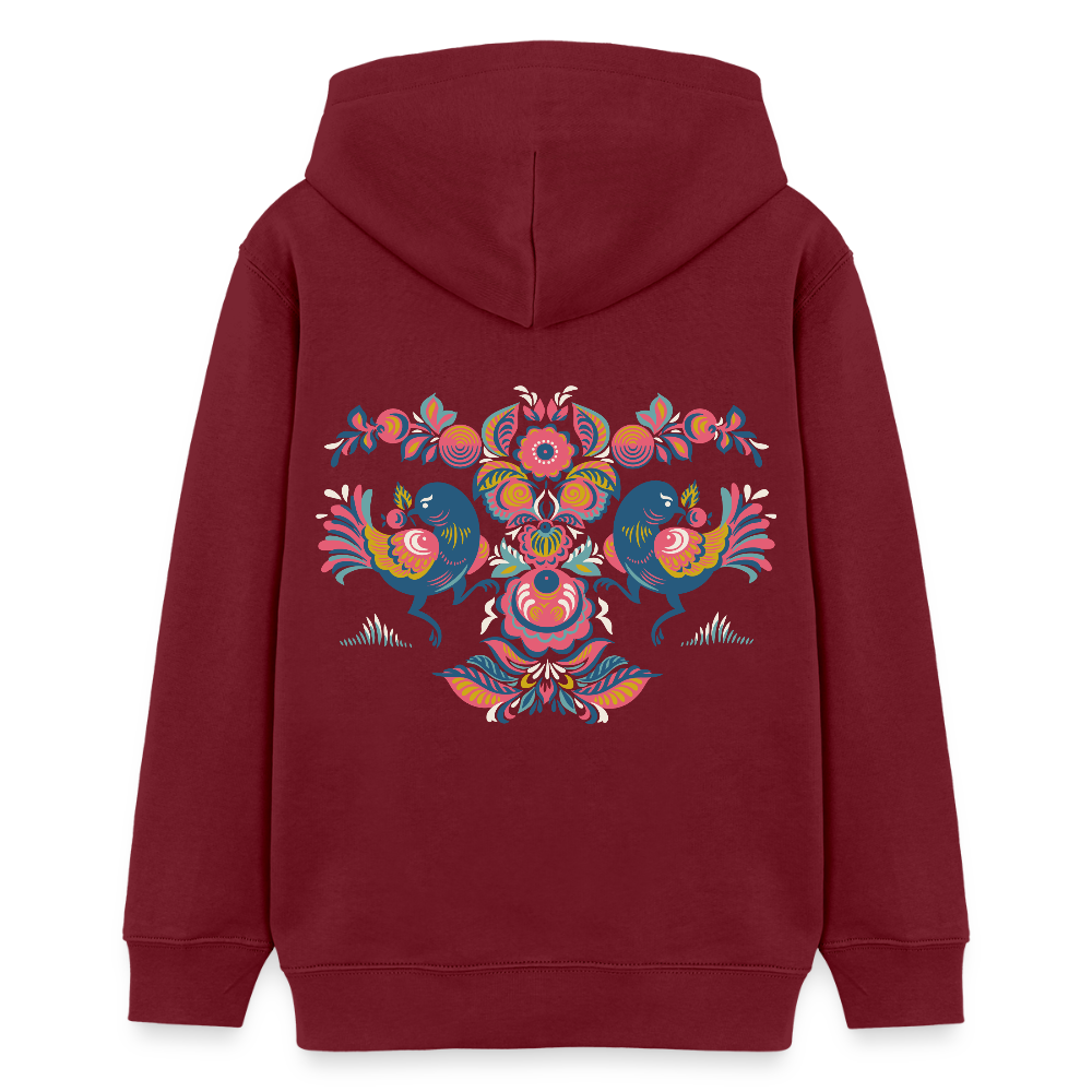 Stanley/Stella Tiener bio-hoodie Mini Cruiser - bourgognerood