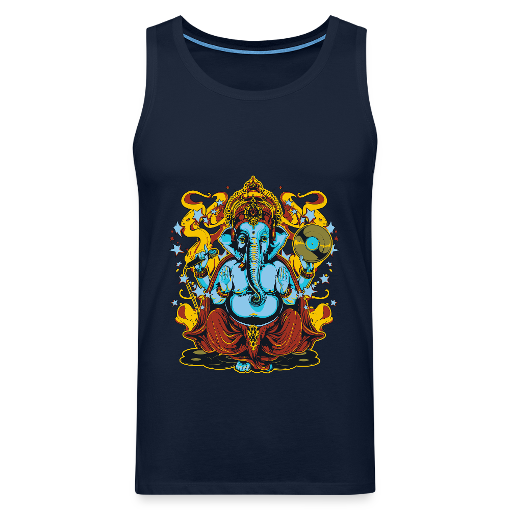 Mannen Premium tank top - navy